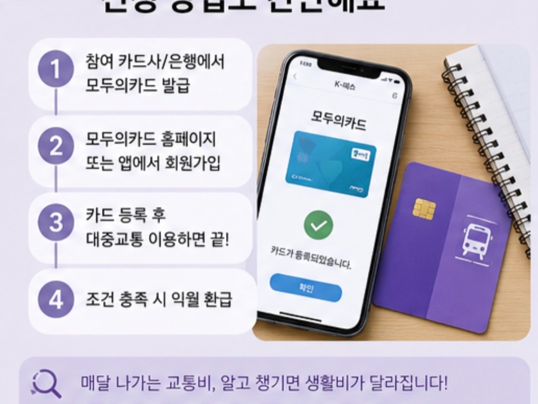 모두의 카드 발급방법