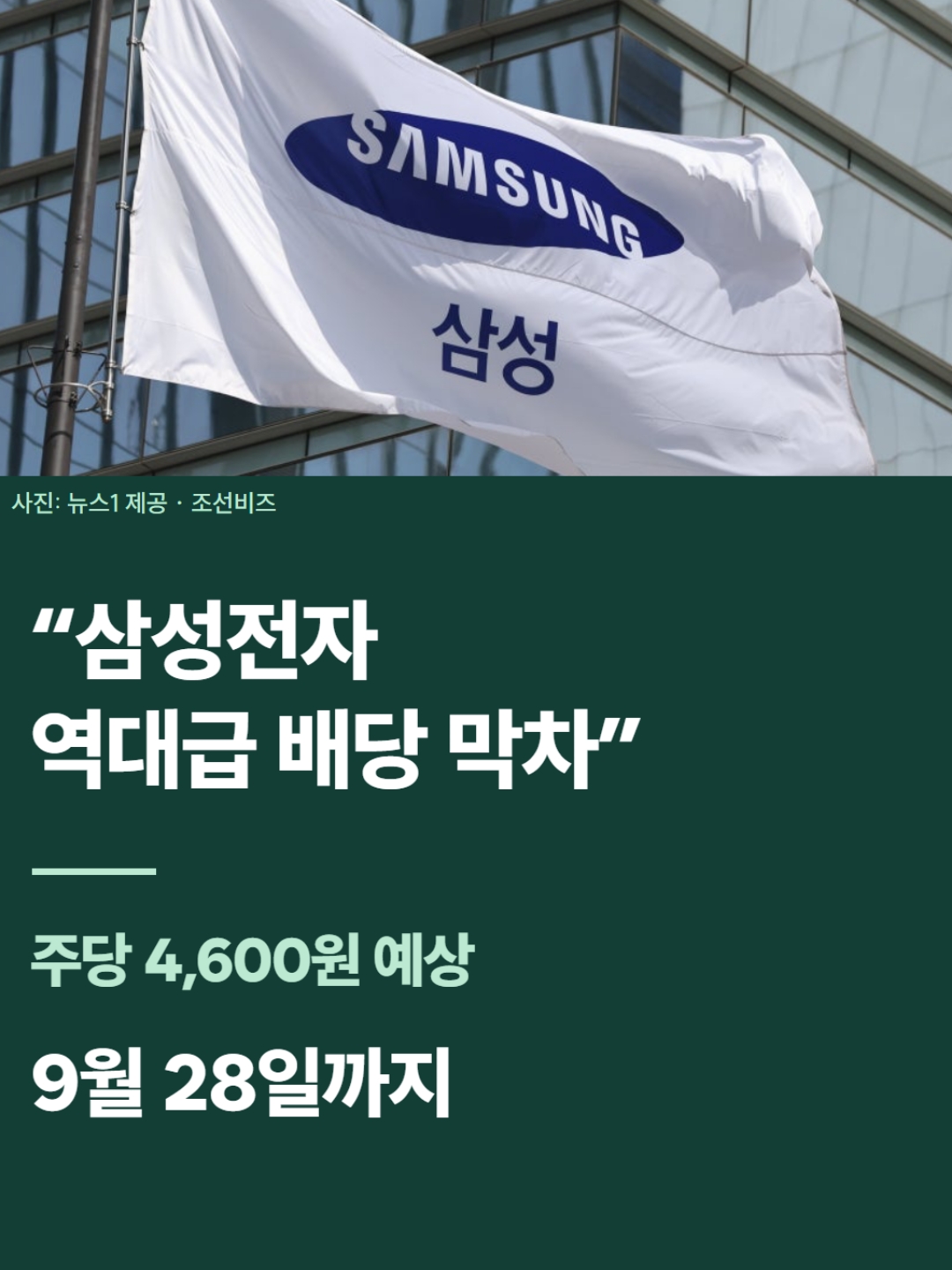 삼성전자 주가 배당금 지급일