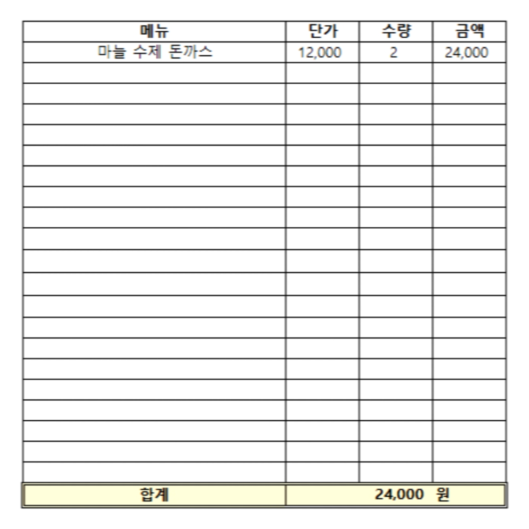 유니수제돈까스